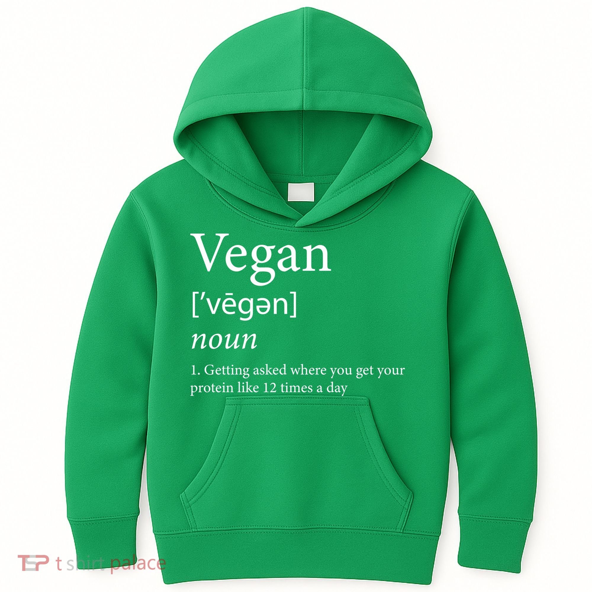 Vegan Protein Definition Kids Hoodie