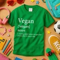 Vegan Protein Definition Kids T-Shirt thumb 3