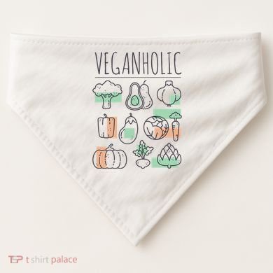 Veganholic USA-Made Doggie Bandana