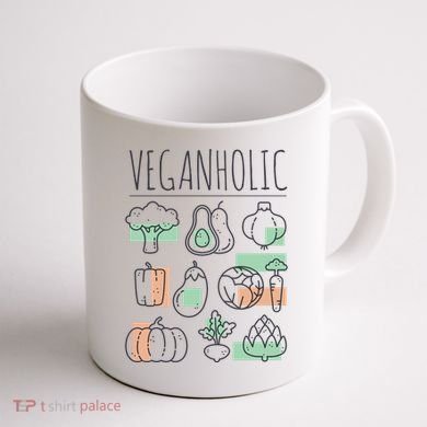 Veganholic Coffee Mug back