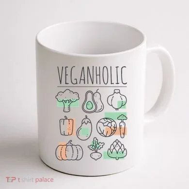 Veganholic Coffee Mug back