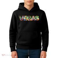 Vegas - Las Vegas Logo Kids Hoodie thumb 4