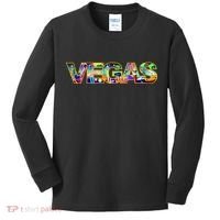 Vegas - Las Vegas Logo Kids Long Sleeve Shirt thumb 0