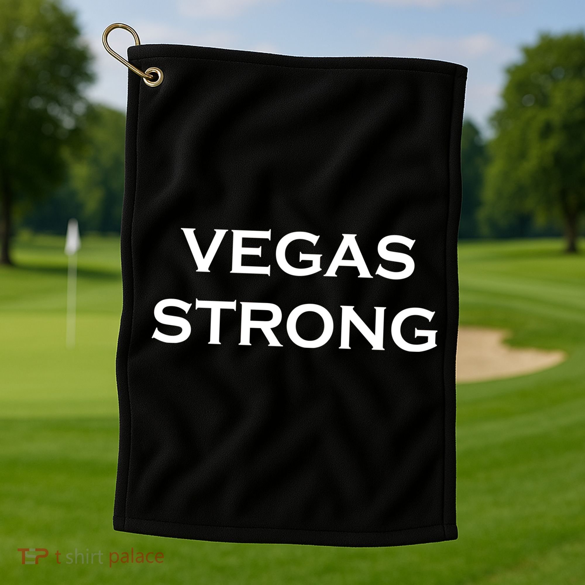 Vegas Strong Golf Towel