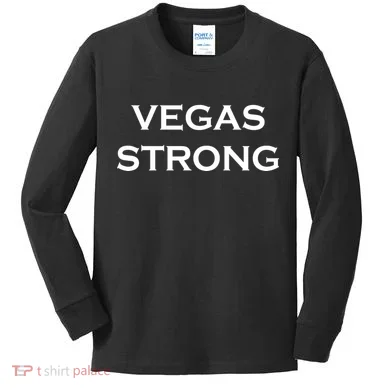Vegas Strong Kids Long Sleeve Shirt