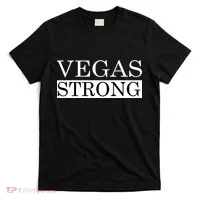 Vegas Strong Classy News Text T-Shirt thumb 0