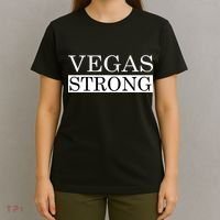 Vegas Strong Classy News Text T-Shirt thumb 4
