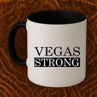 Vegas Strong Classy News Text Coffee Mug thumb 2