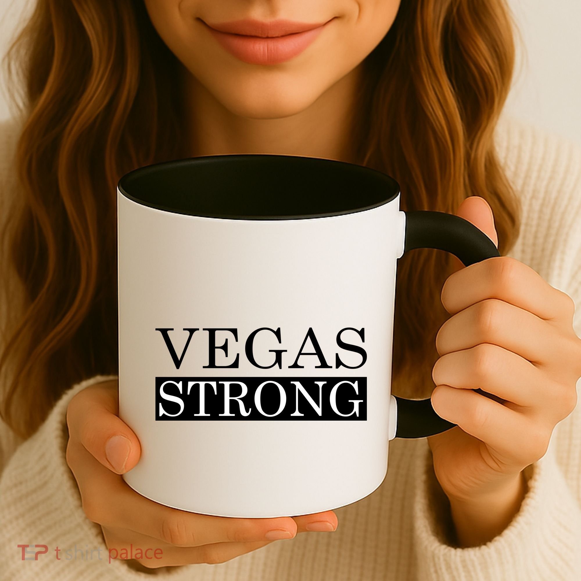 Vegas Strong Classy News Text Coffee Mug