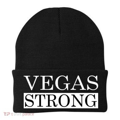 Vegas Strong Classy News Text Beanie