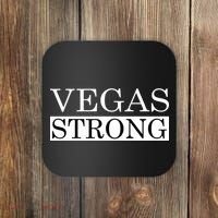 Vegas Strong Classy News Text Coaster thumb 0