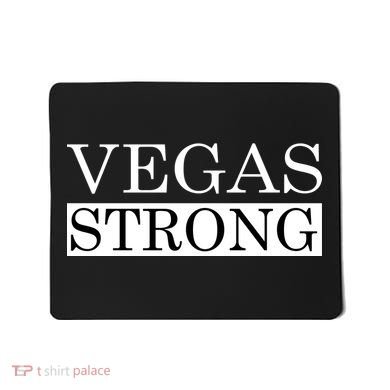 Vegas Strong Classy News Text Mousepad