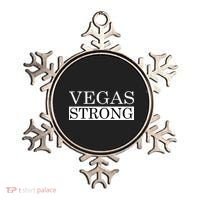 Vegas Strong Classy News Text Ornament thumb 0