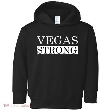 Vegas Strong Classy News Text Toddler Hoodie
