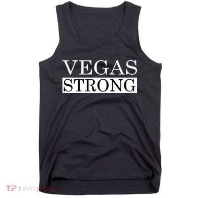 Vegas Strong Classy News Text Tank Top