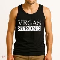 Vegas Strong Classy News Text Tank Top thumb 3