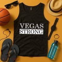 Vegas Strong Classy News Text Tank Top thumb 4