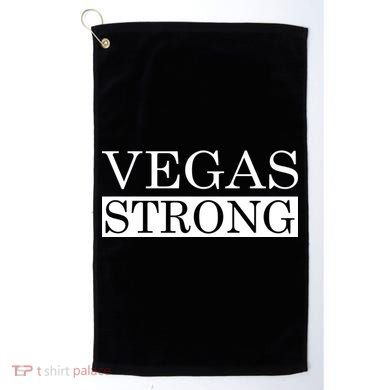Vegas Strong Classy News Text Golf Towel