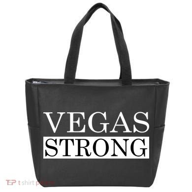 Vegas Strong Classy News Text Tote Bag