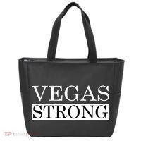 Vegas Strong Classy News Text Tote Bag thumb 0