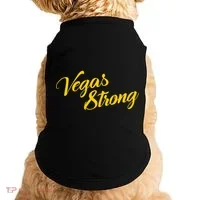Vegas Strong Gold Script Doggie Tank thumb 0