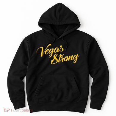 Vegas Strong Gold Script Hoodie