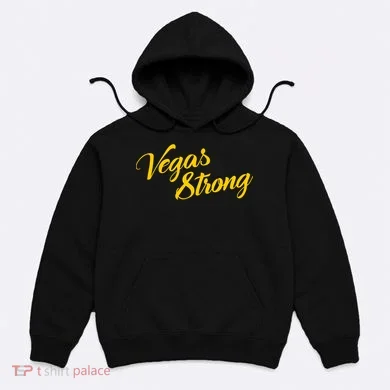 Vegas Strong Gold Script Hoodie