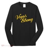 Vegas Strong Gold Script Long Sleeve Shirt thumb 0