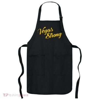 Vegas Strong Gold Script Apron