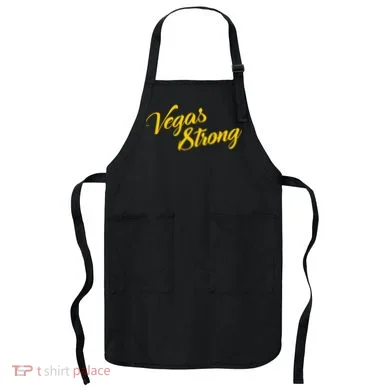 Vegas Strong Gold Script Apron