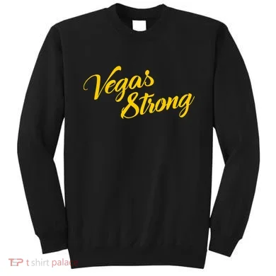 Vegas Strong Gold Script Sweatshirt