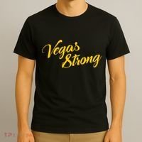 Vegas Strong Gold Script T-Shirt thumb 3