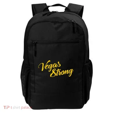 Vegas Strong Gold Script Backpack