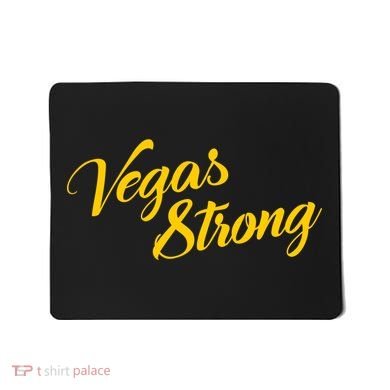 Vegas Strong Gold Script Mousepad