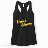 Vegas Strong Gold Script Women's Tank Top thumb 0