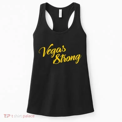 Vegas Strong Gold Script Women's Tank Top