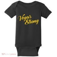 Vegas Strong Gold Script Baby Bodysuit thumb 0