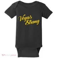 Vegas Strong Gold Script Baby Bodysuit thumb 0