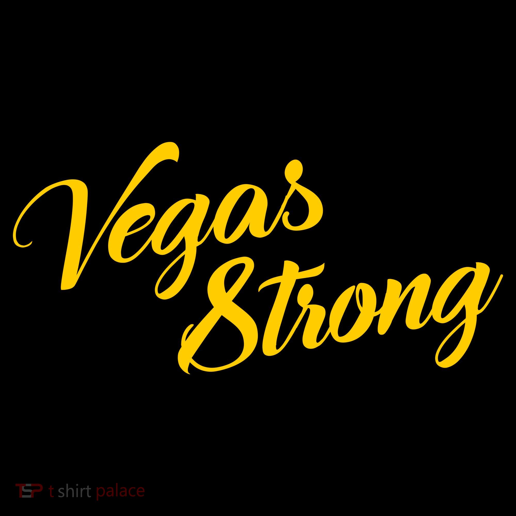 Vegas Strong Gold Script Baby Bodysuit