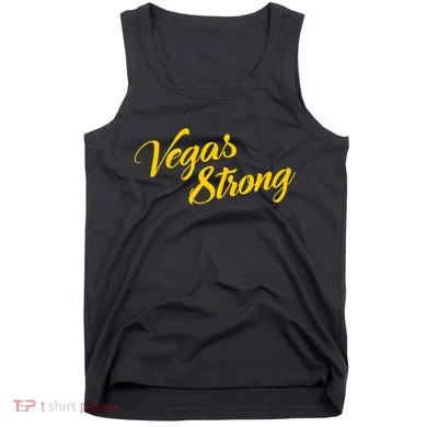 Vegas Strong Gold Script Tank Top