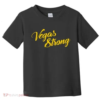 Vegas Strong Gold Script Toddler T-Shirt