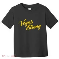Vegas Strong Gold Script Toddler T-Shirt thumb 0