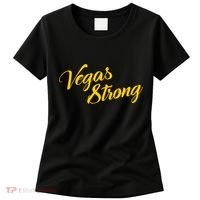 Vegas Strong Gold Script Women's T-Shirt thumb 0
