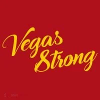 Vegas Strong Gold Script Christmas Stocking thumb 1