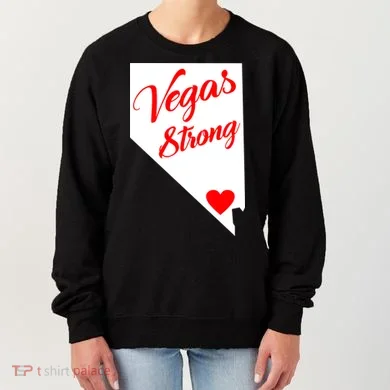 Vegas Strong Nevada Heart Script Women's Sweatshirt