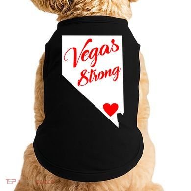Vegas Strong Nevada Heart Script Doggie Tank