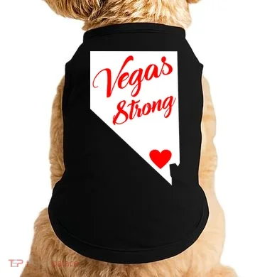 Vegas Strong Nevada Heart Script Doggie Tank