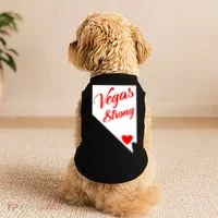 Vegas Strong Nevada Heart Script Doggie Tank thumb 2
