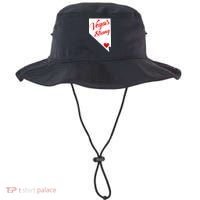 Vegas Strong Nevada Heart Script Bucket Hat thumb 0