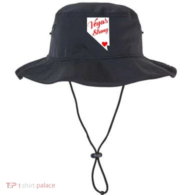Vegas Strong Nevada Heart Script Bucket Hat